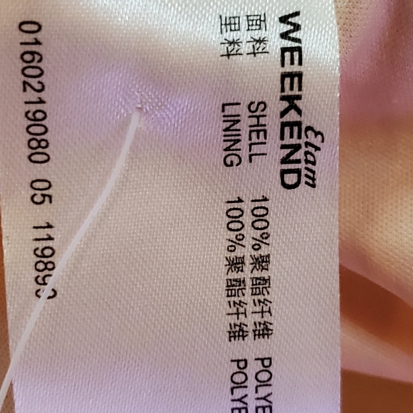 ETAM WEEKEND VINTAGE STYLE CHIFON PLEATED SKIRT - Picture 3 of 3